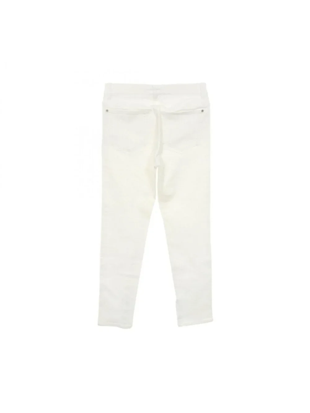 Chanel Denim Pants Quilted Skinny Cotton